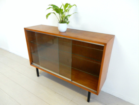 retro vintage kast dressoir jaren 60 boekenkast vitrinekast