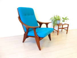 retro vintage De ster Gelderland fauteuil stoel jaren 60 teak