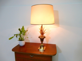vintage messing hollywood regency tafellamp dressoir lamp
