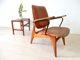 Vintage fauteuil Webe Louis van Teeffelen jaren 50