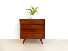 retro vintage ladekast kast dressoir jaren 60 teak