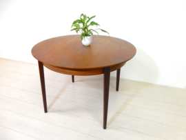 retro vintage eettafel tafel jaren 60 stijl deens rond