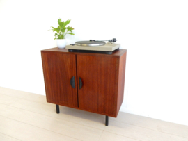 retro vintage kast dressoir jaren 60 lp kast platen tv kast