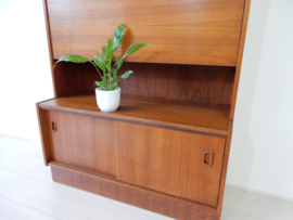 retro vintage boekenkast kast dressoir jaren 60