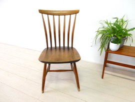 retro vintage stoel Akerblom spijlenstoel jaren 50 zweden