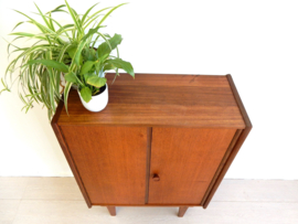 retro vintage kast wandkast boekenkast jaren 60 teak