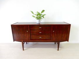 retro vintage ladekast kast dressoir tv meubel jaren 60