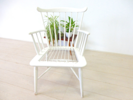 vintage fauteuil BØRGE MOGENSEN jaren 50 spijlenstoel FDB Møbler