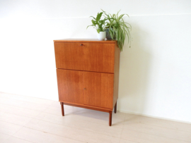 retro vintage kast secretaire bureau jaren 60