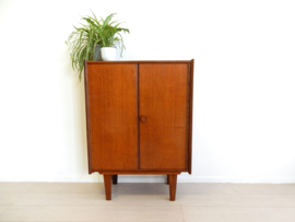 retro vintage kast wandkast boekenkast jaren 60 teak