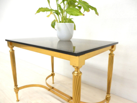 retro vintage bijzettafel hollywood regency goud klassiek