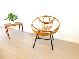 Fauteuil rotan jaren 60