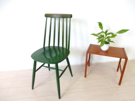 retro vintage stoel spijlenstoel eetkamerstoel pastoe