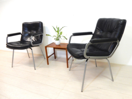 Vintage stoel fauteuil ARTIFORT GEOFFREY HARCOURT leer