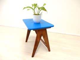 retro vintage bijzettafel jaren 50 / 60 plantentafel teak