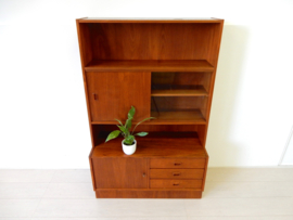 retro vintage boekenkast kast dressoir jaren 60 wandkast
