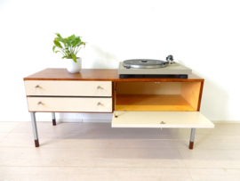 retro vintage ladekast kast dressoir lp kast jaren 70