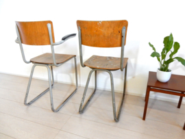 Vintage stoel Industrieel gispen jaren 60