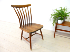 retro vintage stoel Akerblom spijlenstoel jaren 50 zweden