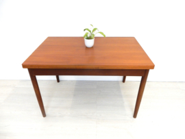 XL vintage eettafel tafel jaren 60 hout uitschuiftafel