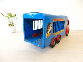 vintage 1959 Tri-ang 300 Series Circus Van auto vrachtwagen