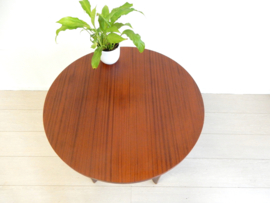 retro vintage bijzettafel tafel jaren 60 rond plantentafel