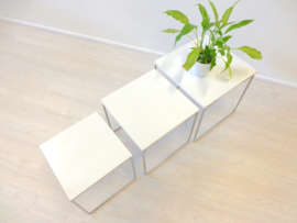 retro vintage bijzettafel jaren 60 / 70 plantentafel mimiset
