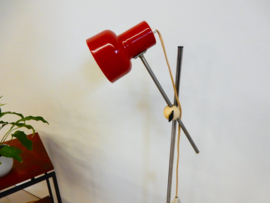 retro vintage vloerlamp Jaren 60 rood