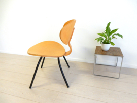 retro vintage plywood fauteuil stoel design jaren 80 ikea