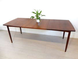 Vintage XXl eettafel Zweeds jaren 60 teakhout