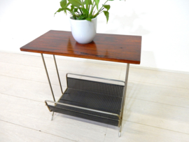 retro vintage lectuurbak bijzettafel jaren 60