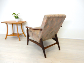 vintage fauteuil jaren 60 stoel design teak