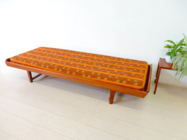 retro vintage daybed slaapbank bank bed jaren 60 teak