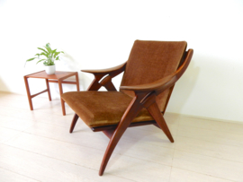 vintage De ster Gelderland De knoop fauteuil stoel jaren 60