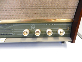 retro vintage radio jaren 60 philips teakhout