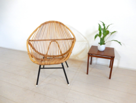 Vintage rotan fauteuil jaren 60