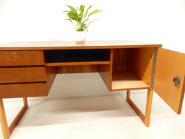 retro vintage bureau jaren 60 / 70 hout laden