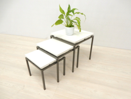retro vintage bijzettafel jaren 60 / 70 plantentafel mimiset