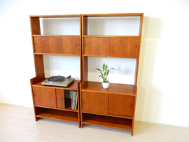 Vintage boekenkast wandmeubel jaren 60 KLM