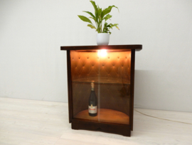 retro vintage kast barkast bar jaren60 vitrinekast drankkast
