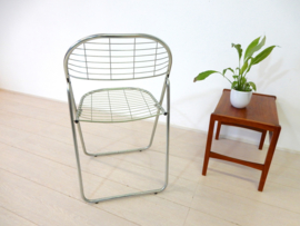 Vintage stoelen draadstoel klapstoel Niels Gammelgaard Ikea jaren 80