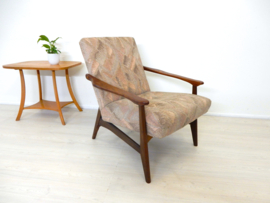 vintage fauteuil jaren 60 stoel design teak