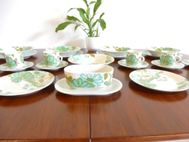 Vintage servies villeroy en boch scarlett