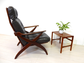 retro vintage fauteuil stoel design jaren 60 topform leer