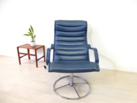 Vintage BRUNO MATHSSON fauteuil stoel design leer