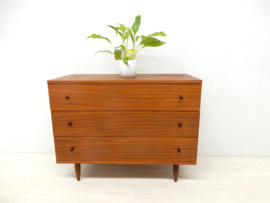 retro vintage ladekast kast dressoir tv meubel jaren 60 teak