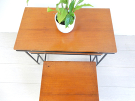 retro vintage bijzettafel plantentafel jaren 60 mimiset