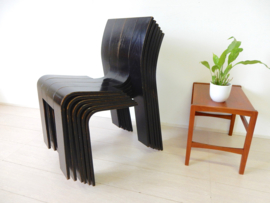 6 retro vintage stoelen stoel Gijs Bakker Castelijn jaren 70