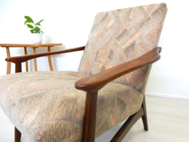 vintage fauteuil jaren 60 stoel design teak