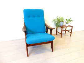 retro vintage De ster Gelderland fauteuil stoel jaren 60 teak